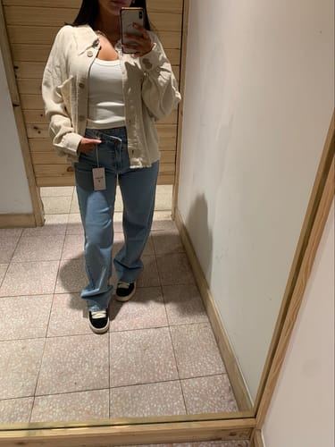 Customer photo review of Sobrecamisa  Worn beige