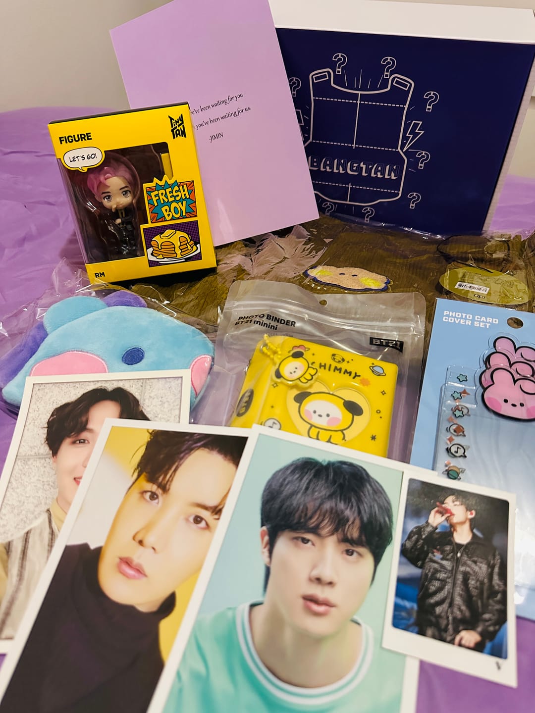 Customer photo review of BTS MYSTERY RANDOM BOX [RENEWAL VERSION]