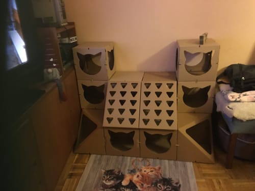 Customer photo review of Katzenhaus Royal Castle - braun