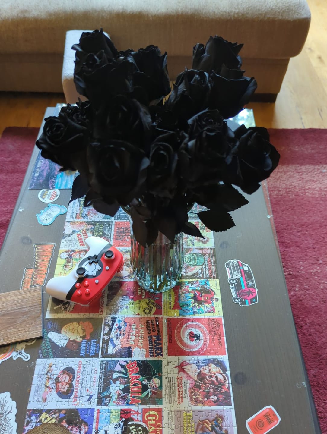 Customer photo review of Black Roses