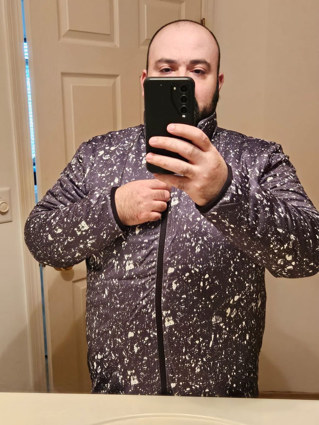 Customer photo review of Reversible Sherpa Full Zip