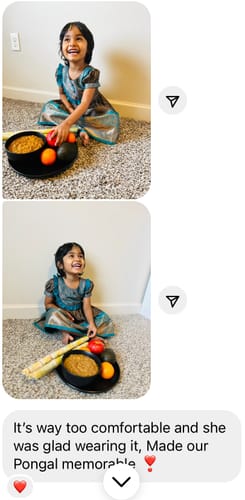 The Nesavu customer review from Cecilia Sweetha