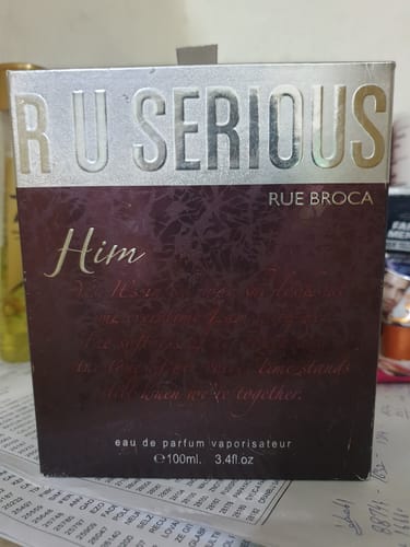 Customer photo review of RUE BROCA U Serious Him Perfume 100ml