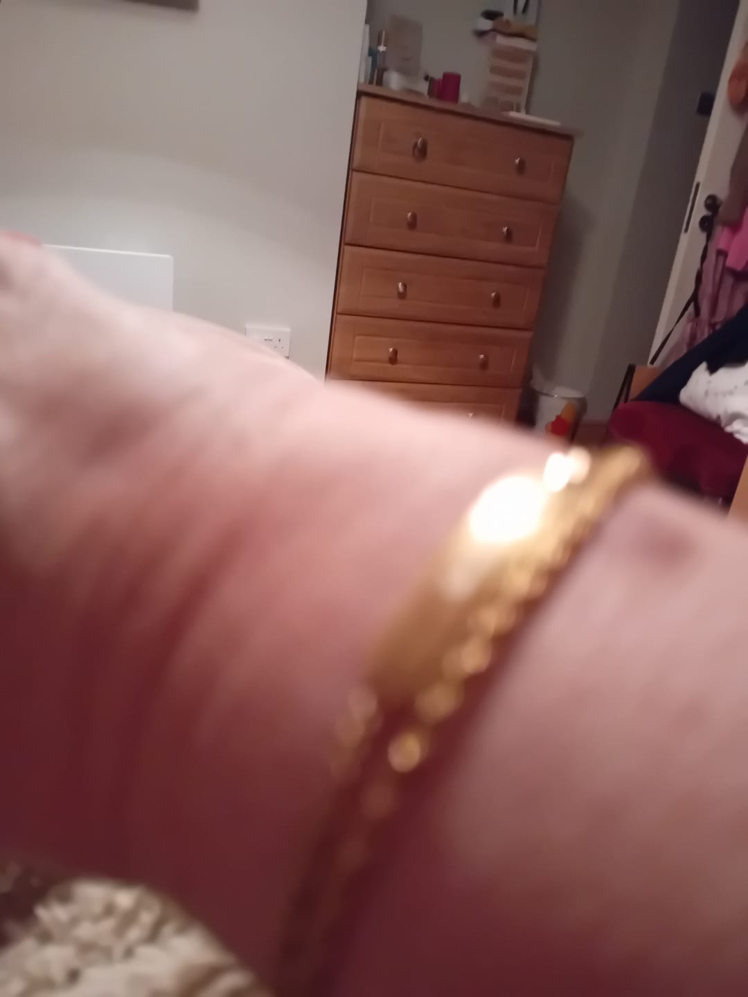 Customer photo review of Rope Chain Bracelet in Gold