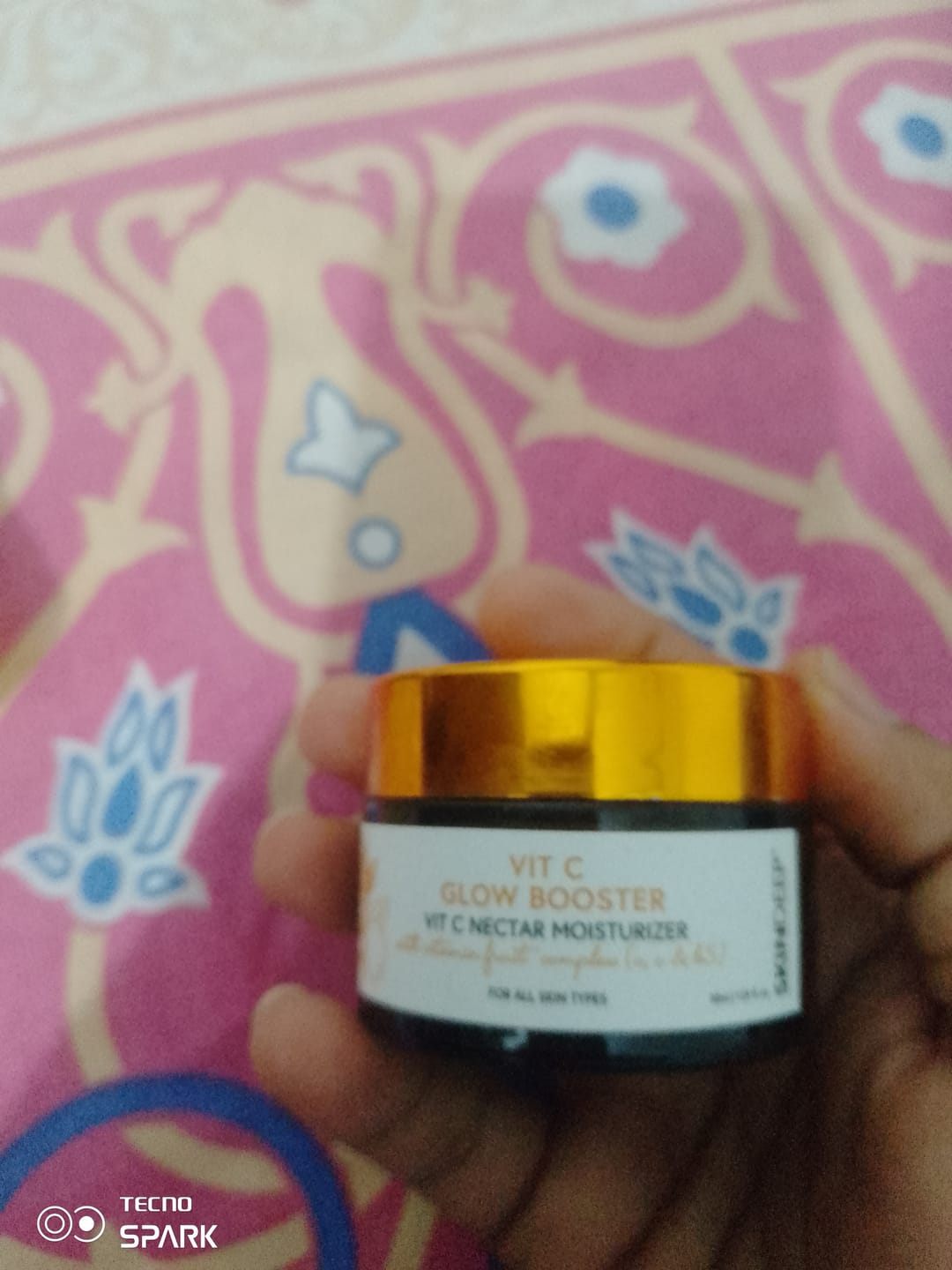 Customer photo review of VIT C GLOW BOOSTER - Vitamin Nectar Moisturizer