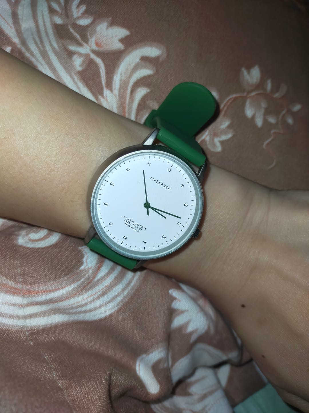 Customer photo review of Life Saver Watch 4.0 – Army Green