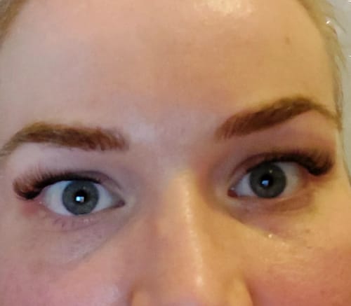 Customer photo review of And so it begins - Starter Set (mit transparentem Wimpernkleber)