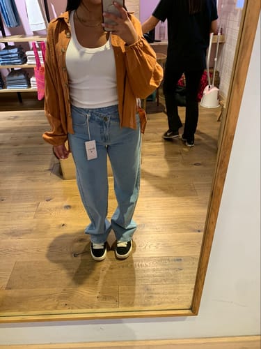 Customer photo review of Blusa Bloom Terracotta