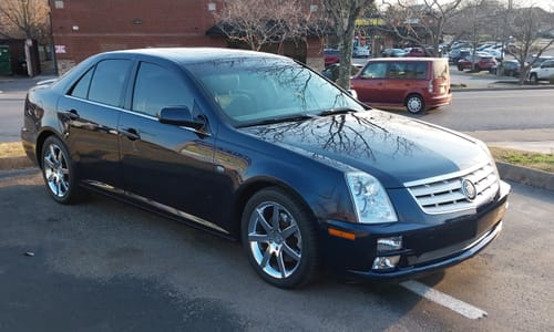 Customer photo review of 2005-2011 Cadillac STS RWD 4-Wheel Air Suspension Conversion Kit with Suspension Light Module (CH14FM)