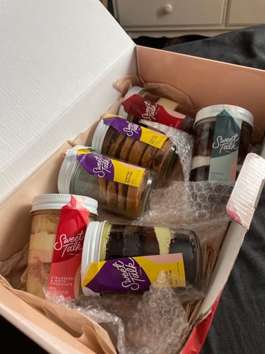 Customer photo review of Cake Jar's Variety Pack