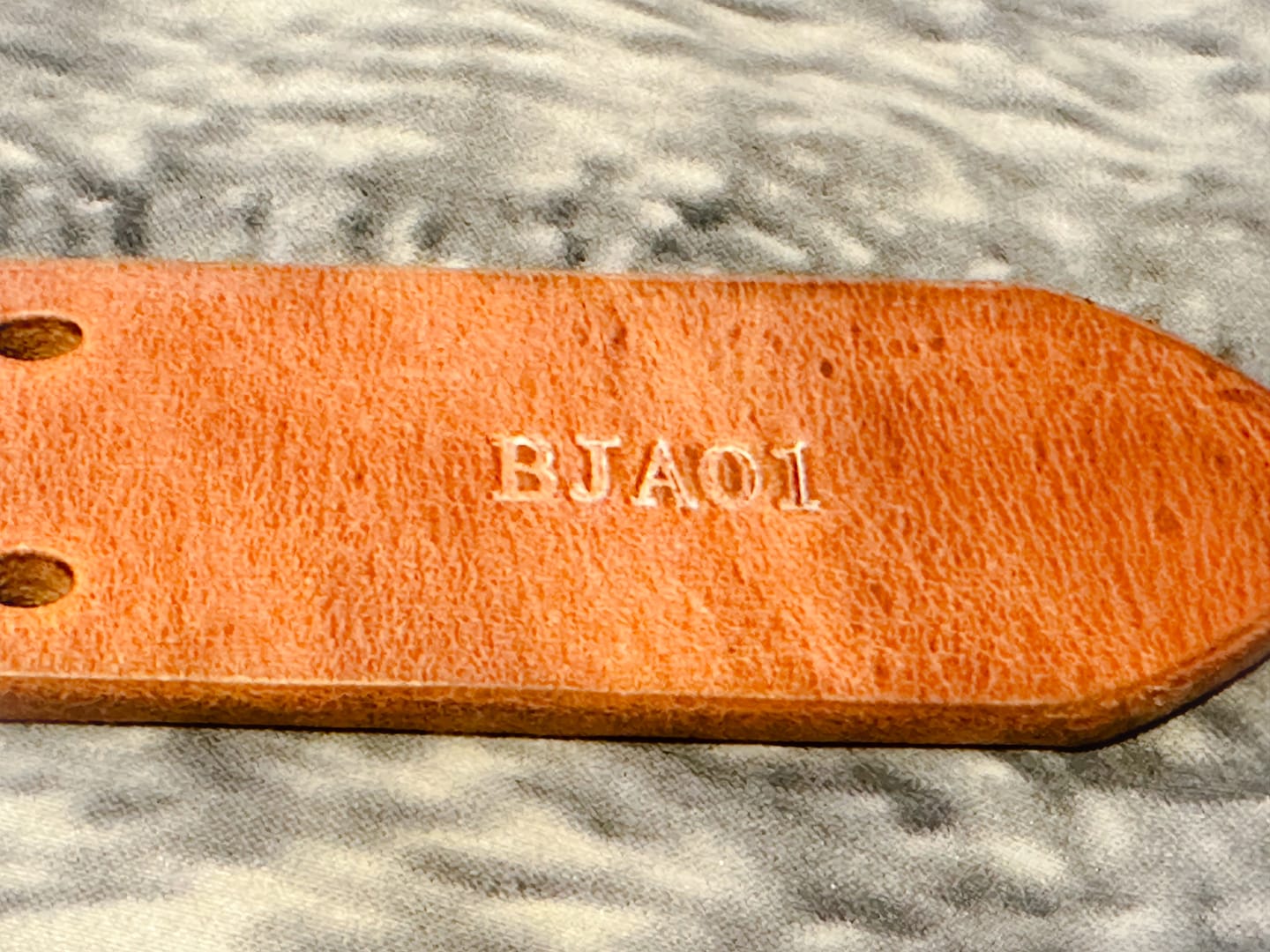 Customer photo review of The Unbreakable Belt - The Original - Old World Tan (Hermann Oak tannery)