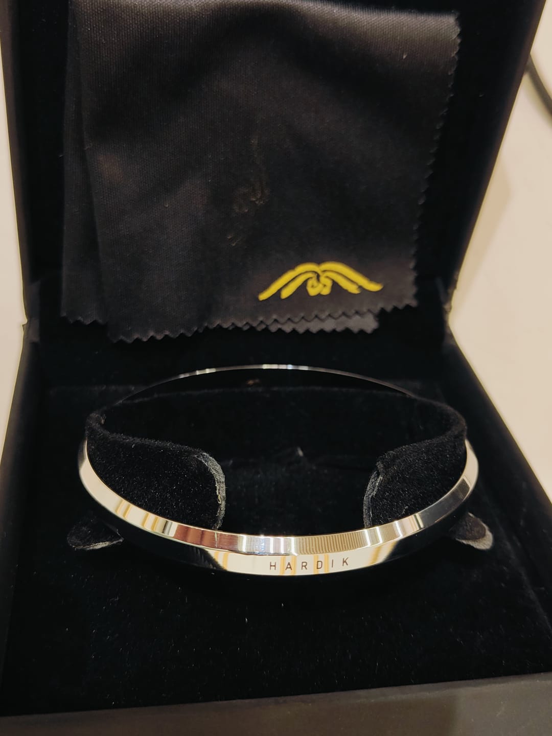 Customer photo review of Personalised Classic Kada