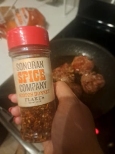 Customer photo review of Scotch Bonnet Pepper Flakes