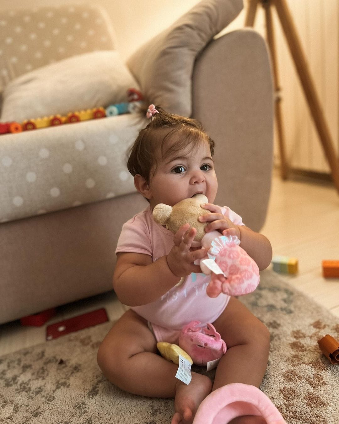Customer photo review of Personnalisée Premier Ensemble de Jouet Sonore en Peluche de Sirène Fantastique pour Bébé