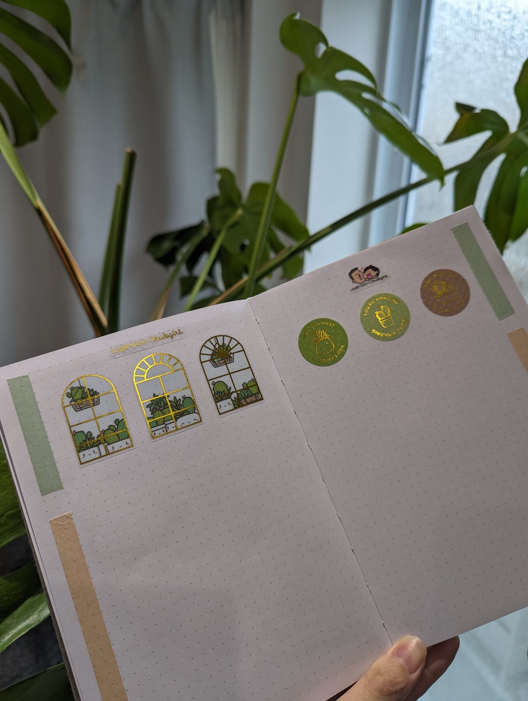 Customer photo review of Cozy Plants Variety Sticker Pack