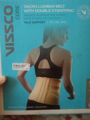Customer photo review of Sacro Lumbar Belt (Mild Support) | Provides Support to Lower Back | Corrects Posture & Relieves Back Pain (Beige)