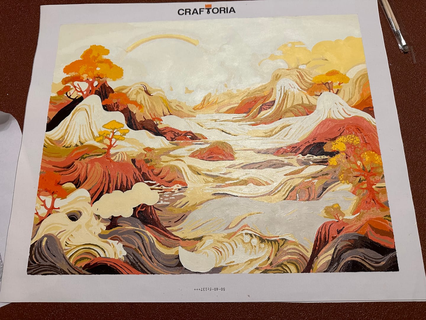 Customer photo review of Abstract Mountain Harmony