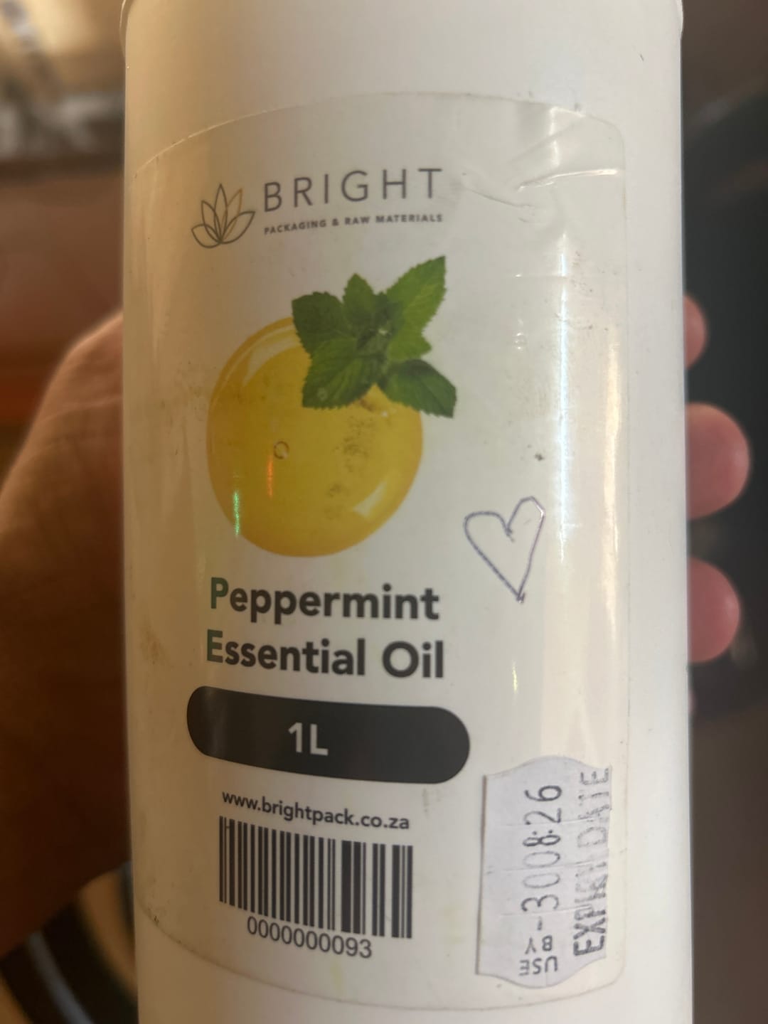 Customer photo review of Peppermint Essential Oil