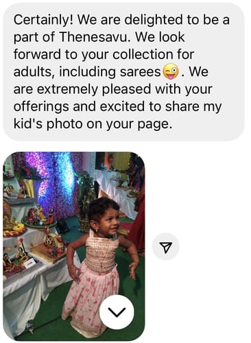The Nesavu customer review from PoornimaGopal