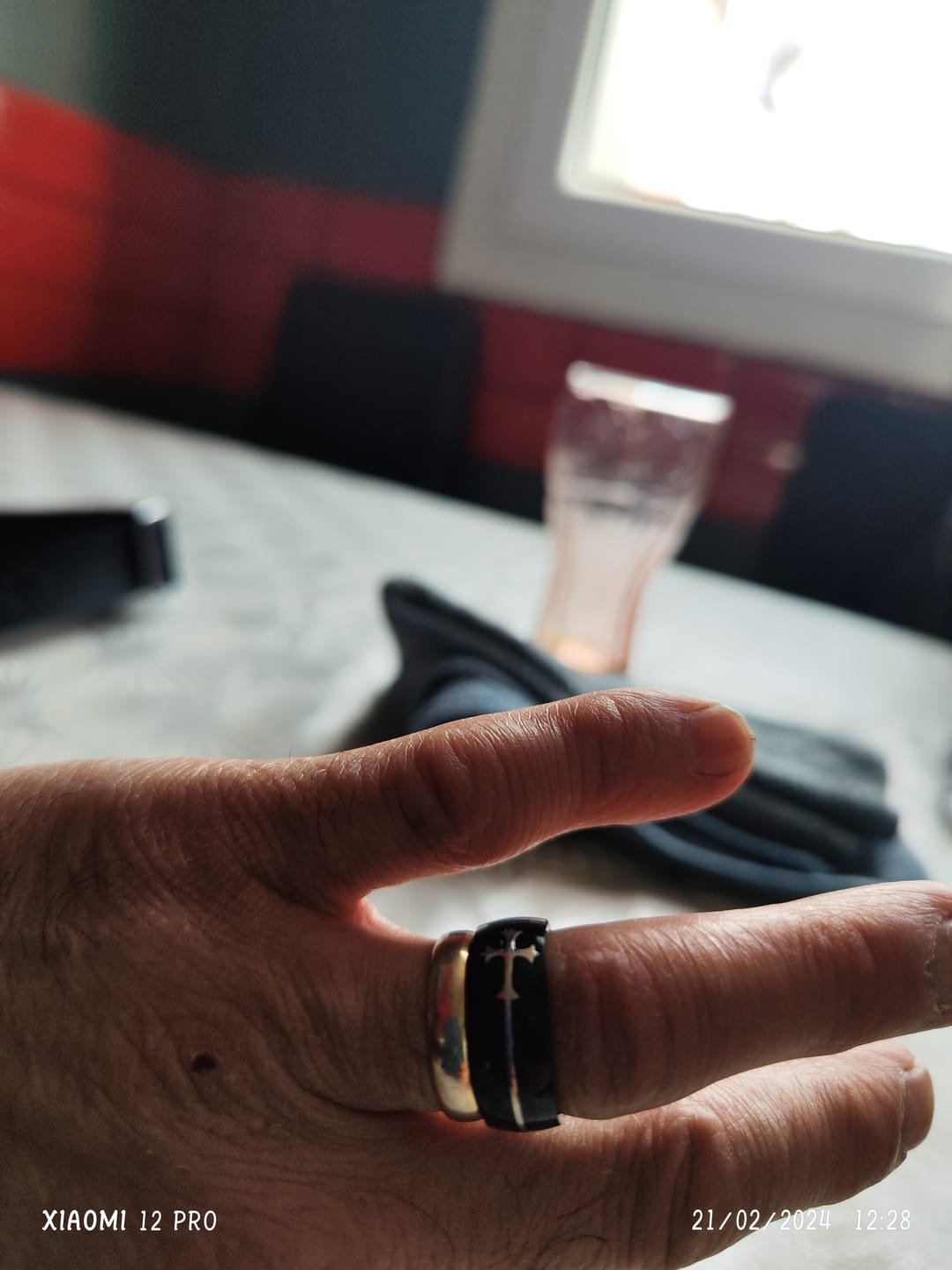 Customer photo review of Bague de la Guerre Sainte
