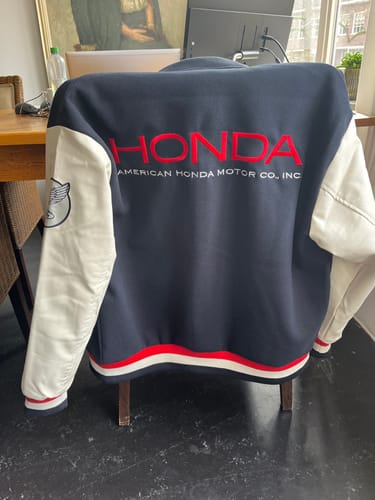 Customer photo review of 1963 American Honda Gardena California Varsity Jacket