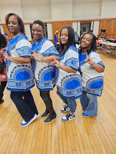 Customer photo review of Dashiki Shirt- Zeta Phi Beta