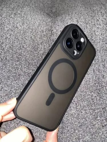 Customer photo review of Magsafe Luxury Matte Translucent Case For iPhone 14 15 Plus 13 12 11 Pro Max Shockproof Bumper Magnetic Wireless Charge Cover