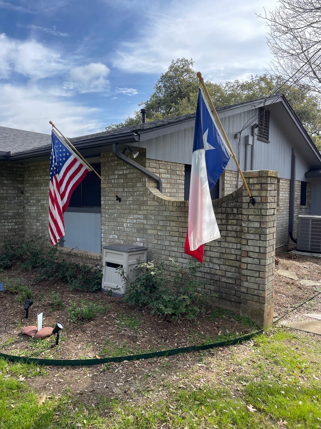 Customer photo review of Texas Flag Set