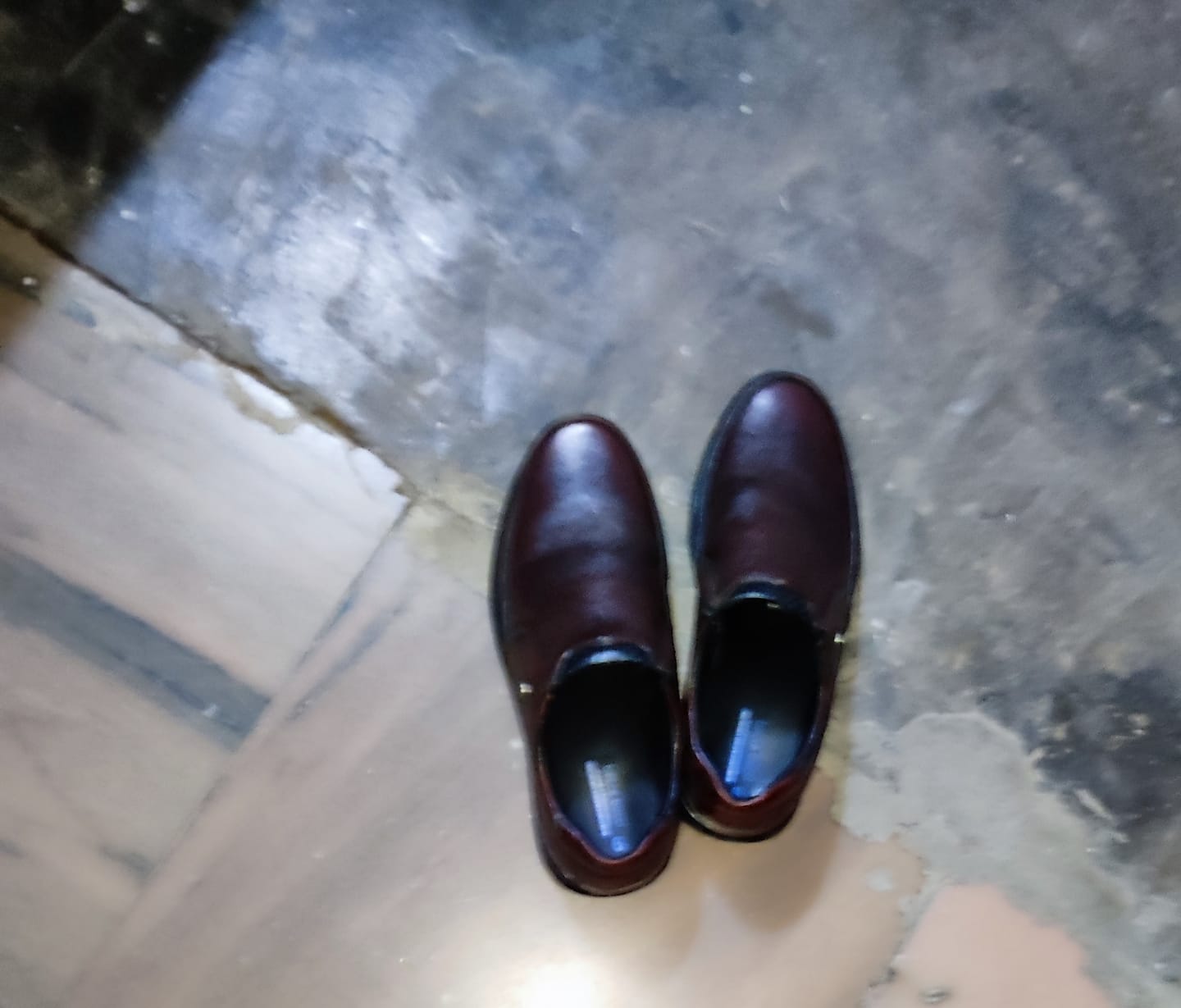 Customer photo review of Bacca Bucci Leather Office Slip-ons Formal Shoes | UK- 06 to 14