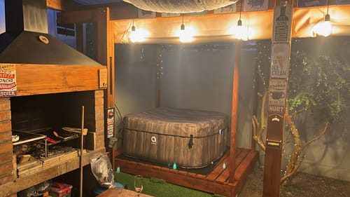 Customer photo review of Hot Tub Inflable Avenli Boston Temperado 3 Personas