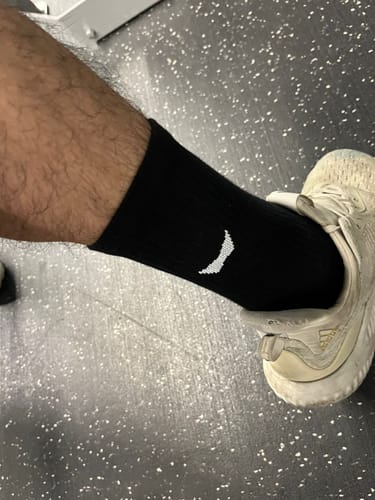 Customer photo review of Comfort Socks MDL 001 - Black