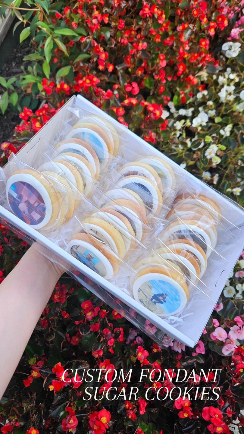 Customer photo review of Wafer Paper (0.3mm thin) - 12 x 5 cm Pre-cut Cupcake Custom Edible Images