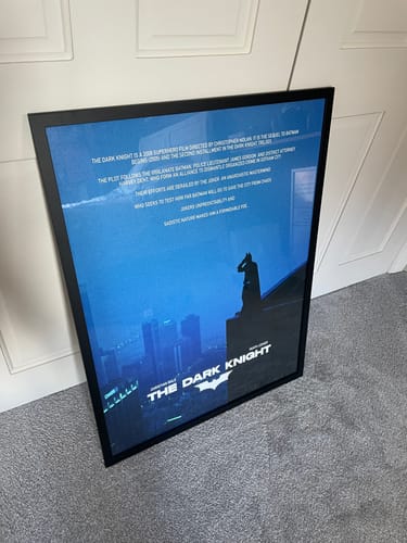 Customer photo review of Batman The Dark Night Poster