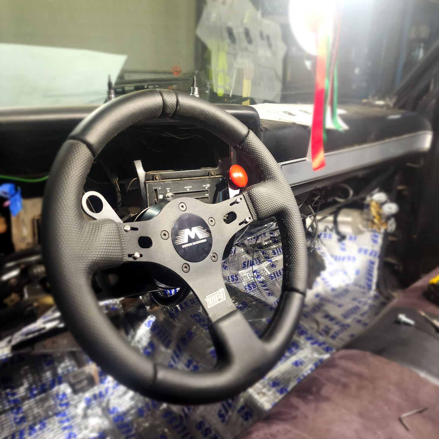 Customer photo review of Motion Raceworks MPI Race Steering Wheel All Black MPI-DRG-R513-BLK
