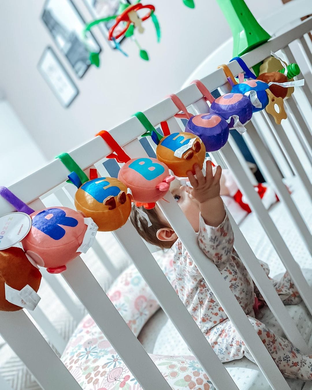 Customer photo review of Jouets Apaisants Velcro d'activité en Peluche Caterpillar à Usage Multiple