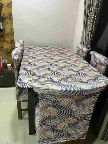 Customer photo review of DivineTrendz Exclusive -  Eclipse Ring Elastic Chair & Table Cover