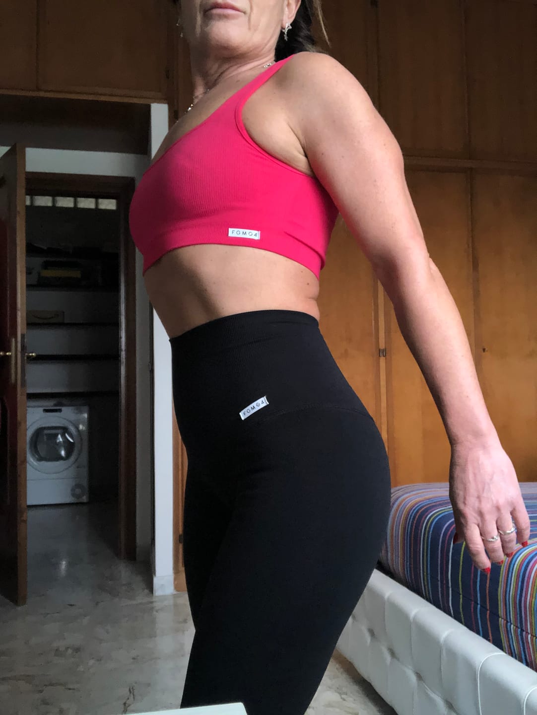 Customer photo review of Leggings Push up Gym Fashion Nero