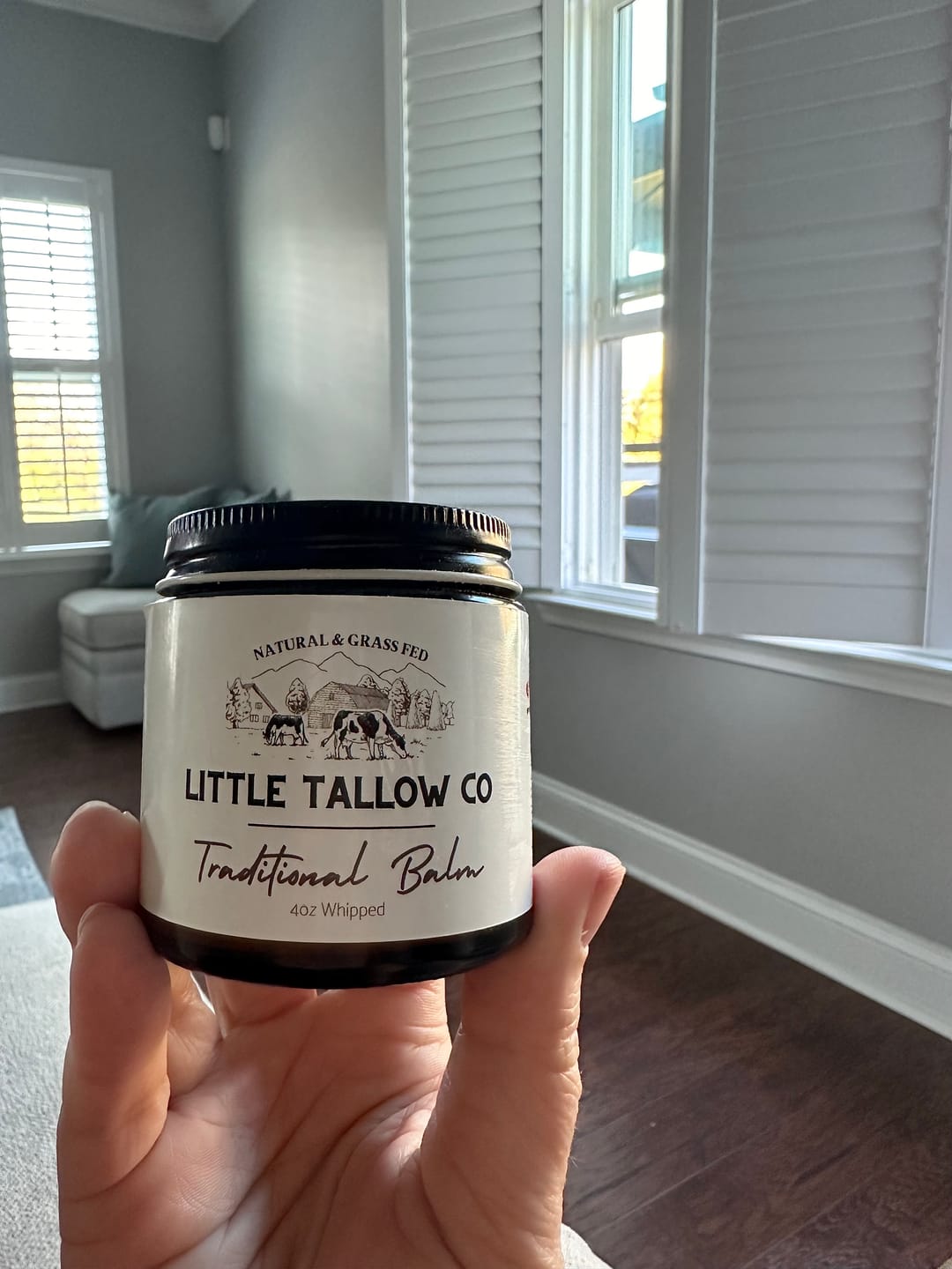 Customer photo review of Traditional Whipped Tallow Balm - 4oz Glass Jar