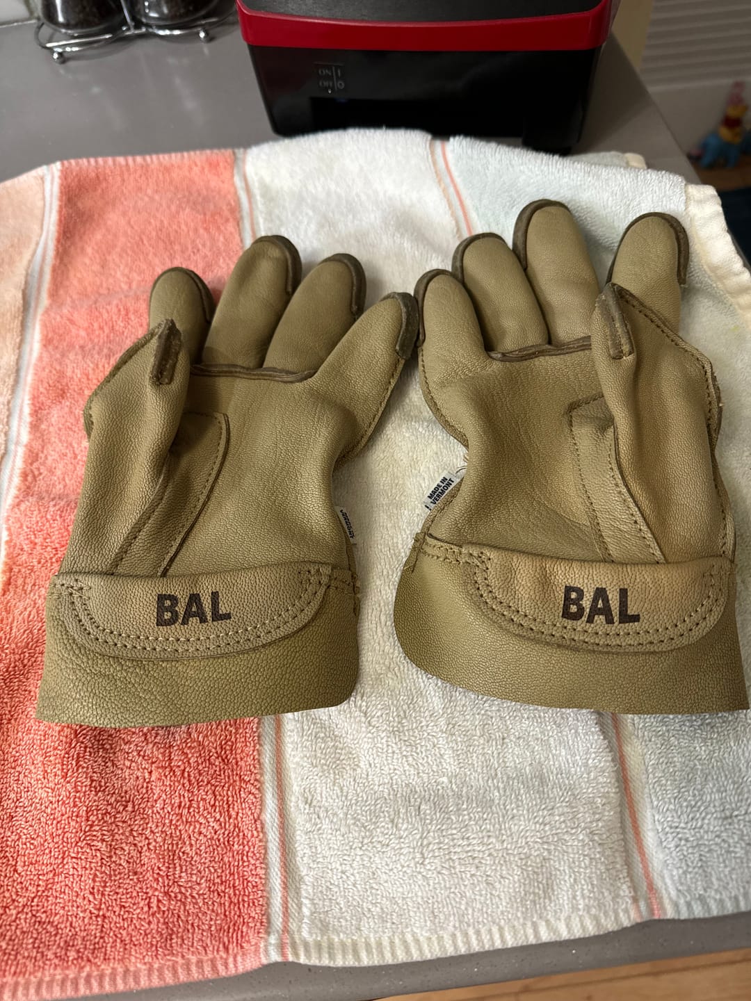 Customer photo review of Bespoke Gloves