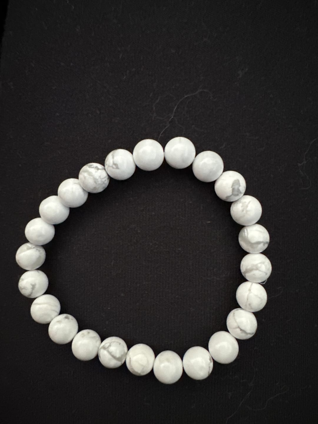 Customer photo review of White Howlite Bracelet