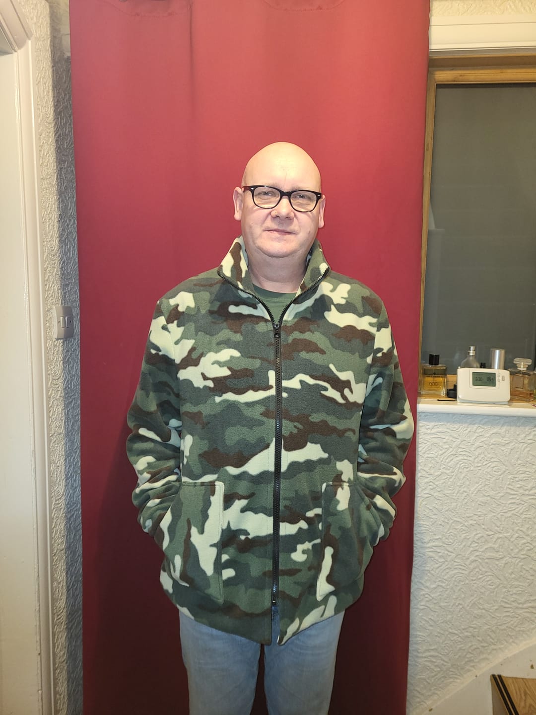 Customer photo review of Camo Anti Pill Polar Fleece Fabric