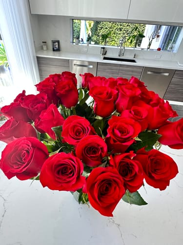 Customer photo review of Red Rose Bouquet - Valentines