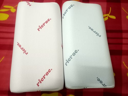 Customer photo review of Contour Memory Foam Pillow suitable for Neck & Shoulder Pain