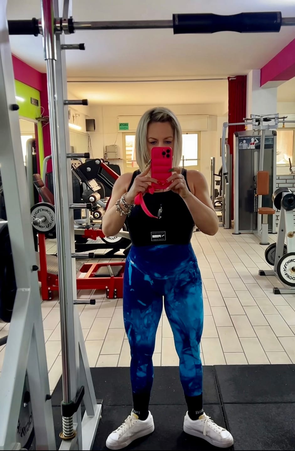 Customer photo review of Leggings Elements Acqua Turchese Blu