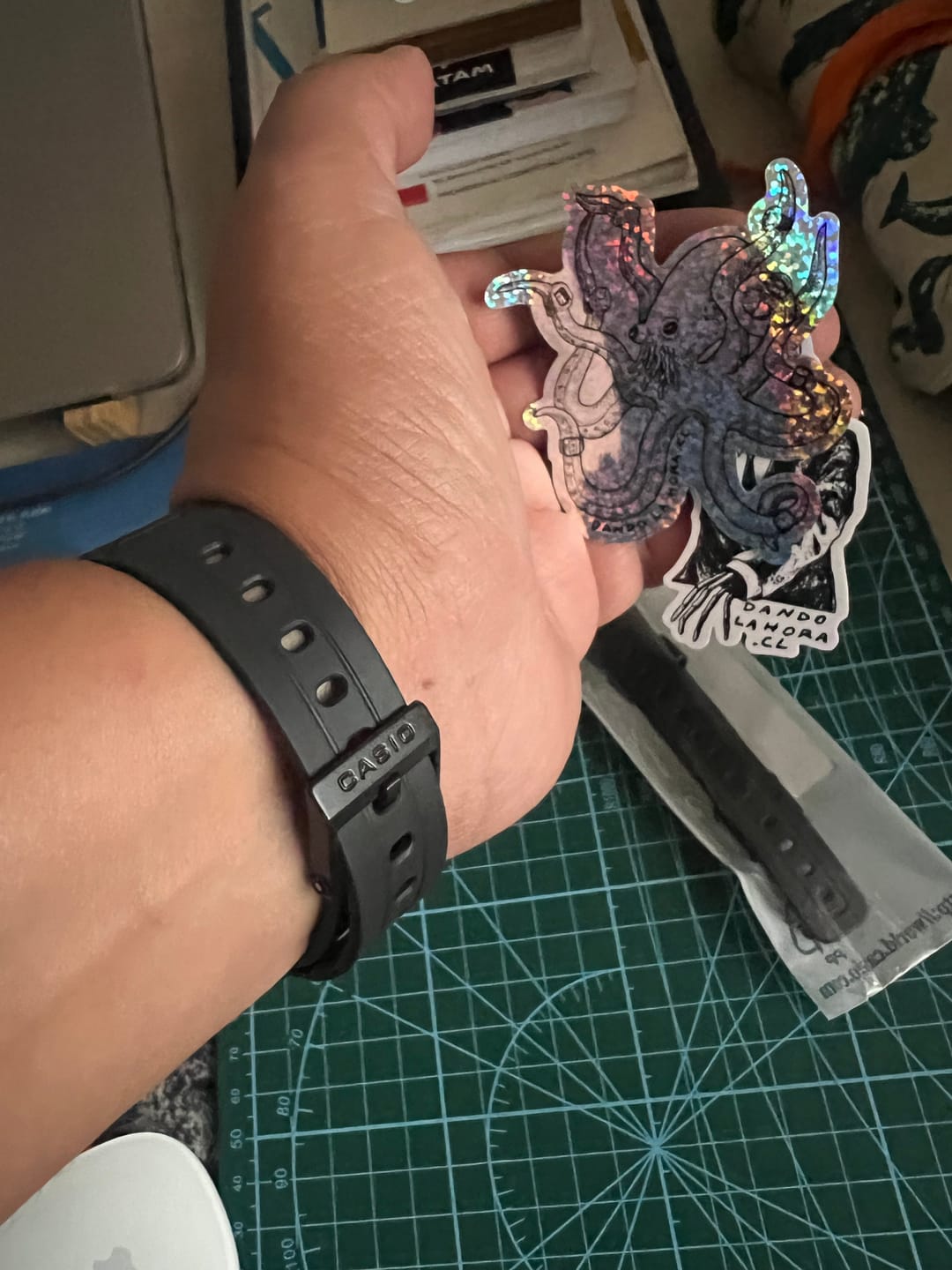 Customer photo review of Correa De Repuesto Casio Bands 71604002 (F-91W, F-105W, etc.)