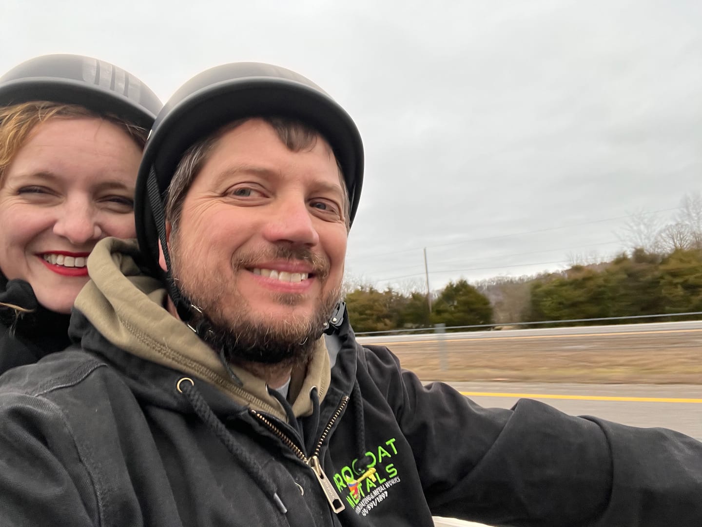 Customer photo review of Smallest & Lightest DOT Open Beanie Helmet - Punisher Style