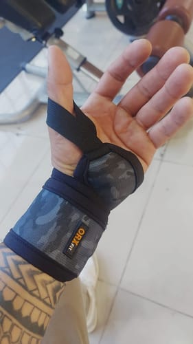 Customer photo review of Muñequeras ORX