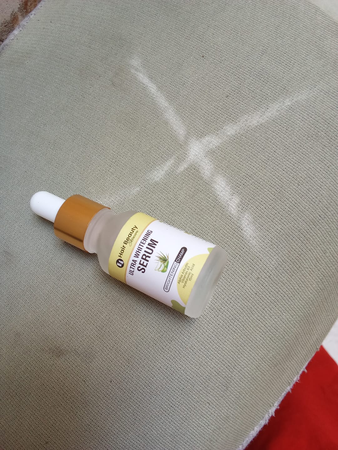 Customer photo review of Ultra Whitening Serum