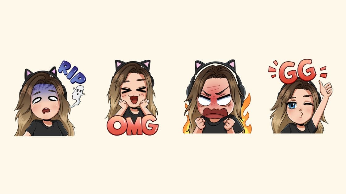 Customer photo review of Custom Emotes & Sub badges For Twitch or more