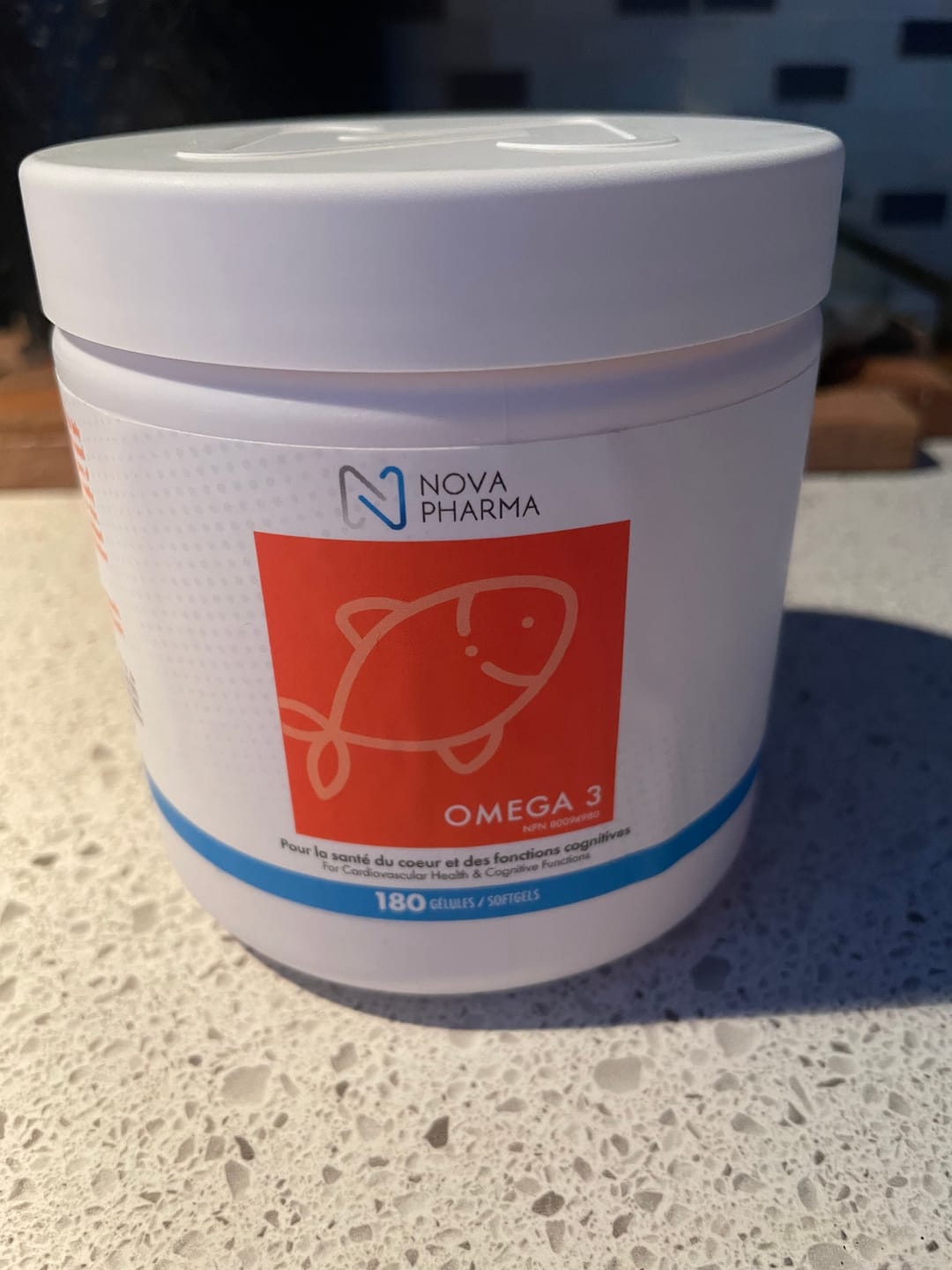 Customer photo review of Nova Pharma - Oméga 3 (180 gélules)